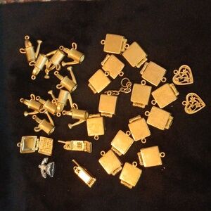 Charm lock jewelry making cell phone laptop watering can heart rotary phone